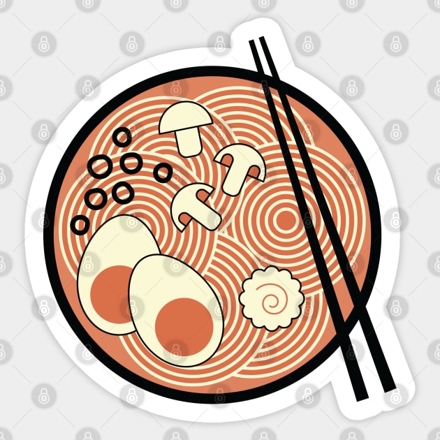 The Great Cute Ramen Sticker by Islanr